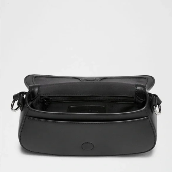 lululemon athletica Black Shoulder Bag Set Leather Alternative Mini Bag 1.2L - Picture 5 of 13